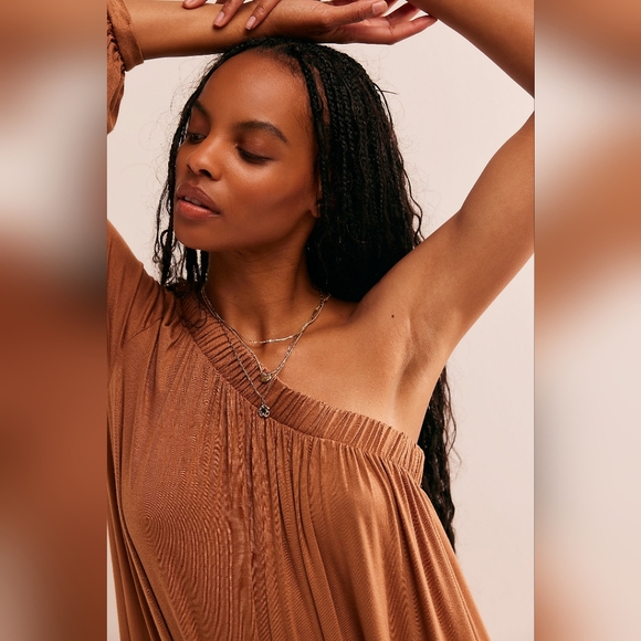 Free People Sunday Stroll Jumper/Camel - Picture 2 of 14